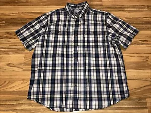 Carhart Karohemd Herren 2XL blau kariert Relaxed Fit Freizeit - Bild 1 von 4