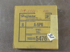 Hoffman Enclosure Panel A6P6-New 4 HOLE MOUNT (LOT OF 8) - Picture 1 of 1