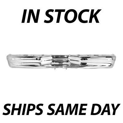 NEW Chrome Rear Bumper Face Bar for 2007-2014 Ford Econoline Van w/ Park Assist - Imagem 1 de 4