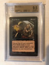 Final Strike | MTG Portal Rare | BGS Beckett Graded 9.5 GEM MINT (9|9.5|9.5|9.5)