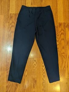 SUSAN GRAVER PETITE NAVY BLUE CROP LEGGING ZIP ANKLE POLYESTER SPAN PERFECT XSP - Picture 1 of 2