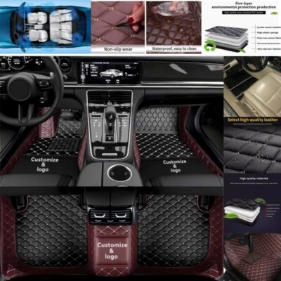 For Audi S6 S7 Car Floor Mats Luxury Custom Cargo Liners Carpets Rugs Waterproof - Image 1 of 4