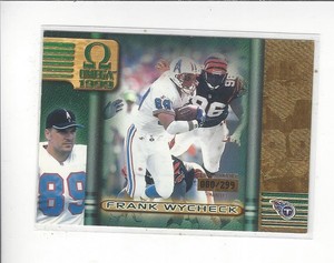 1999 Pacific Omega Gold #241 Frank Wycheck Titans /299 