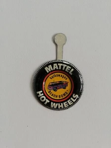 Vintage Hot Wheels Redline Badge 1969 Volkswagen Beach Bomb Collectors Button - Picture 1 of 3