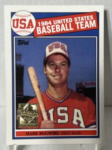 Mark McGwire 1985 Topps USA Teamkarte #401 NACHDRUCK - Bild 1 von 2