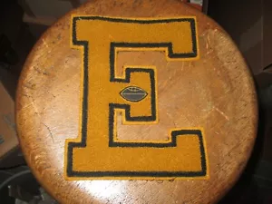Patch calcio ciniglia vintage - maglione Varsity Letterman (enorme - altezza 9,25") - Foto 1 di 2