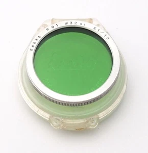 Kenko P01 K1/13 Bayonet 1 Green Filter & Case, UK Dealer - Picture 1 of 4