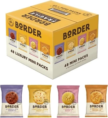 Border Biscuits 48 Luxury Mini 2 Biscuit Packs (4 Varieties) - Image 1 of 4