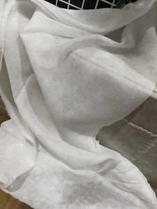 Cheesecloth Fabric 100% Cotton 36" Wide Grade 50 60 White Gauze Fine Mesh - Picture 1 of 4