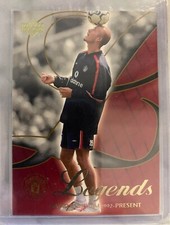 DAVID BECKHAM  2002 Upper Deck Legends 1997-Present #7 Manchester United England