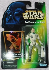 VTG Star Wars Power of the Force Hoth Rebel Soldier  Action Figure 1996 Kenner  - Picture 1 of 2