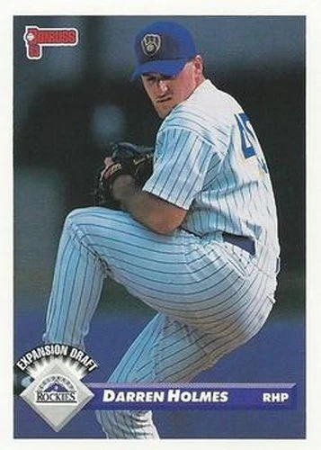 #779 Darren Holmes - Colorado Rockies - 1993 Donruss Baseball - Image 1 of 1