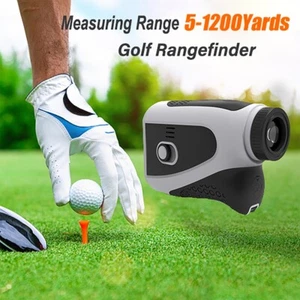 Golf Laser Range Finder 1200Yards Rangefinder Flagpole Distance Height Speed - Picture 1 of 12