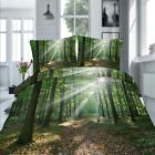 Sun Shone Into Great Forest 3D Quilt Duvet Doona Cover Set Pillow Case Print