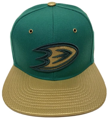 Zephyr NHL Anaheim Ducks "Pot 'O Gold" Flat Bill SnapBack Hat NEW WITH TAGS - Image 1 of 4