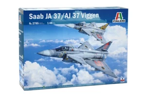 Saab JA 37 Jaktviggen Fighter 1:48 Plastic Model Kit ITALERI - Foto 1 di 1