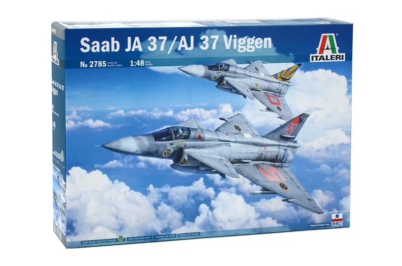 Saab JA 37 Jaktviggen Fighter 1:48 Plastic Model Kit ITALERI - Immagine 1 di 1