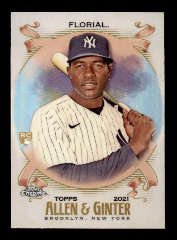2021 Topps Allen and Ginter Chrome Refractor #268 Estevan Florial RC (ref Y0311) - Image 1 of 2