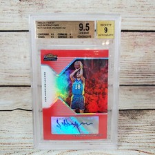 Sasha Vujacic RC 2004-05 Topps Finest #171 Red Refractors Auto /79 BGS 9.5 RARE