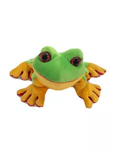 GANZ Webkinz Tree Frog Bean Bag Plush Stuffed Animal Soft Toy 10” HM109 NO CODE - Picture 1 of 6