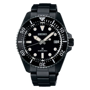 New Seiko Prospex Sea Diver's 200M Black Dial Men's Watch SNE599 - Picture 1 of 1