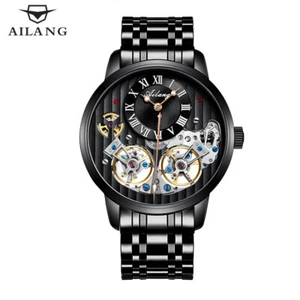AILANG Herrenuhr Hollow Dual Tourbillon Automatik Mechanisch Armbanduhren - Bild 1 von 27