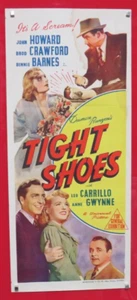 TIGHT SHOES ORIGINAL 1941 CINEMA DAYBILL FILM MOVIE POSTER John Howard 40s - Picture 1 of 8