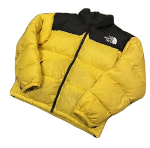 north face yellow puffer jacket mens