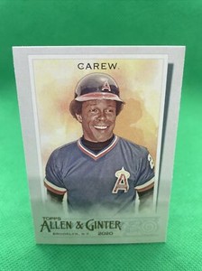 2020 Topps Allen & Ginter 10 Rod Carew   California Angels  Baseball Card