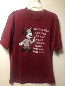 Walt Disney World Mickey Mouse Band Leader Retro Mouse Club T-Shirt Size Medium - Picture 1 of 7