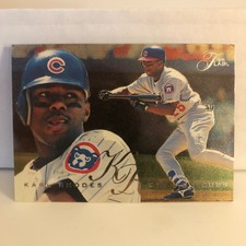 KARL RHODES CHICAGO CUBS #115 - FLAIR FLEER 1995