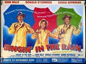 Singing in the Rain ORIGINAL Quad Film Movie Cinema Poster Gene Kelly 2000RR - Imagen 1 de 8
