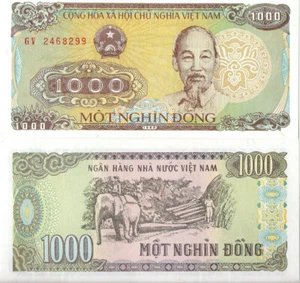1988 Vietnam 1000 Word Nghin Dong UNC - Picture 1 of 1