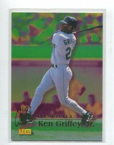 1996 Signature Rookies Autobilia Preview #B1 Ken Griffey Jr. Seattle Mariners
