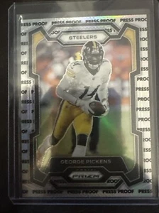 2023 Panini Prizm George Pickens Press Proof SSP Case Hit #248 Steelers - Bild 1 von 2