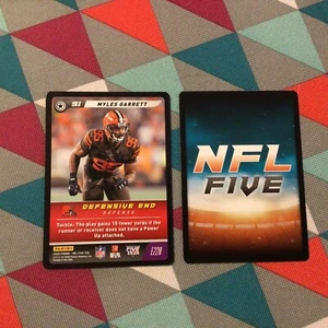 Myles Garrett #E228 browns 2020 Panini Edition NFL five TCG ( Epic SP Version ) - Picture 1 of 1