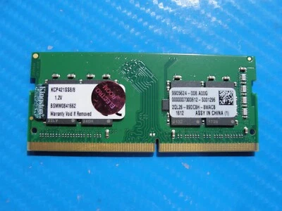 HP 17 G3 Kingston 8GB Memory RAM SO-DIMM KCP421SS8/8 - Image 1 of 2