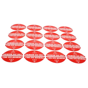 16 Pairs Premium Gas Only Stickers For High Performance Engines & Gas Cans - Bild 1 von 6