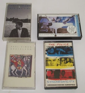 4 Cassette Tape Rock LOT The Police Elton John Paul Simon Bryan Adams *Tested - Imagen 1 de 6