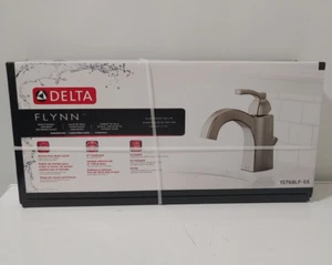 Delta Flynn 15768LF-SS Mittelset 1-Griff Bad Wasserhahn - Gebürsteter Nickel - Bild 1 von 1