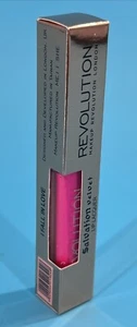 Revolution Salvation Velvet Lip Lacquer I FALL IN LOVE Bright Pink - Picture 1 of 2