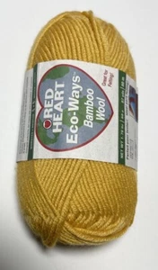 RED HEART -ECO-WAYS BAMBOO WOOL 1pk. GOLD. I Combine Shipping See Details. - Picture 1 of 3