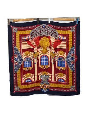 Bufanda Cartier de seda NVY con estampado integral para mujer Foto 1 de 4