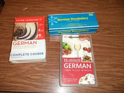 German Vocabulary Cards and course  cds  send offer - Image 1 of 4