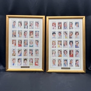 Tarjetas de cigarrillo para jugadores 1938 estrellas de cine de Hollywood - 50 enmarcadas profesionalmente - Imagen 1 de 12
