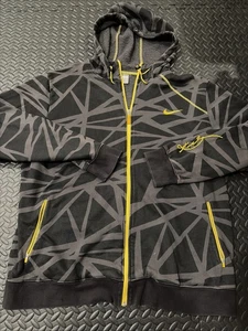 Nike Kobe Bryant Mamba Sudadera con Capucha XXL Negro Gris Cremallera Completa NBA Baloncesto - Imagen 1 de 12