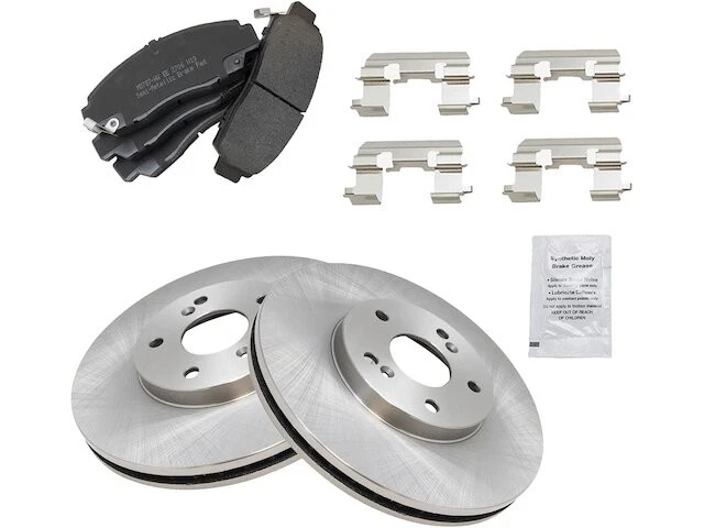 Kit de pastillas de freno delanteras y rotor para 1999-2008 Acura TL 2003 2000 2007 2006 RQ637DF Foto 1 de 1