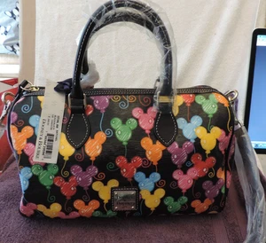 Disney Dooney & Bourke Mickey Ballon Umhängetasche Schwarz Multi Disney Parks Handtasche - Bild 1 von 11