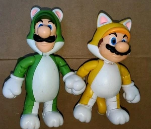 2015 Jakks Pacific Nintendo Mario Brothers Mario And Luigi Cat Costumes Suits - Picture 1 of 6