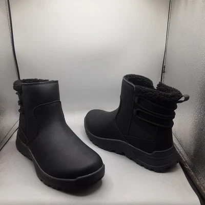 Botas Khombu Sarah para mujer 6M negras al tobillo repelentes al agua E89 Foto 1 de 4